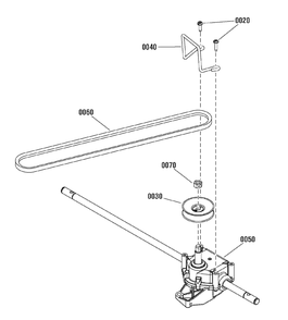 Transmission Group (7501602) Diagram and Parts List for 7800792-JS46 2011 Briggs and Stratton Lawn Mower